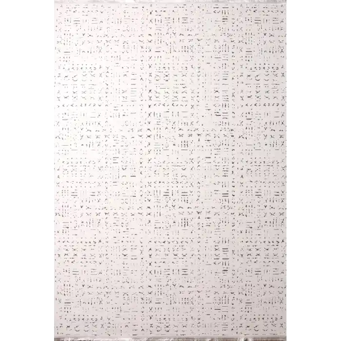 Otantik-FX 5951-21 Kemik Dekoratif Modern Kaymaz Tabanlı Makinede Yıkanabilir Halı Kilim