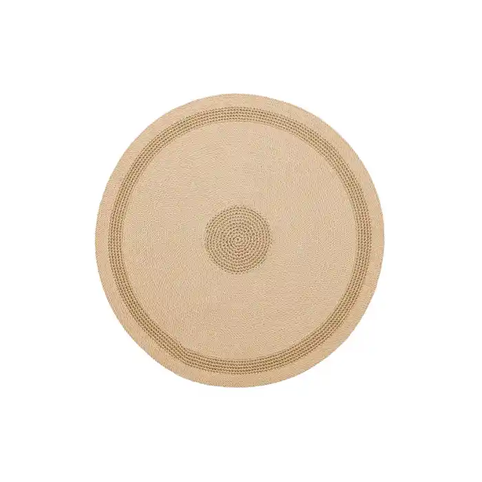 Patna PTN 12 Natural Jüt Hasır Görünümlü Hav Toz Vermez Dekoratif Örgü Halı