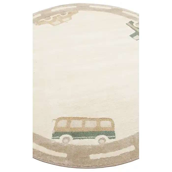 PICCOLO HALI 0001 Pastel Renkli Hav ve Toz Vermeyen Çocuk Halısı