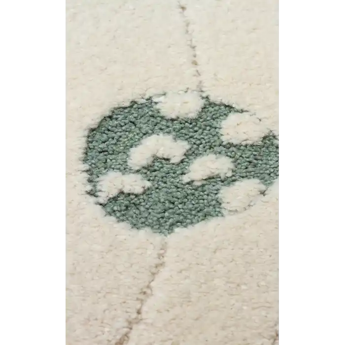 PICCOLO HALI 0003 Pastel Renkli Hav ve Toz Vermeyen Çocuk Halısı