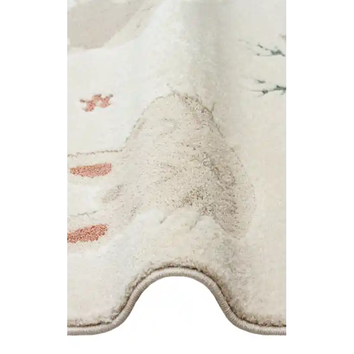 PICCOLO HALI 0008 Pastel Renkli Hav ve Toz Vermeyen Çocuk Halısı