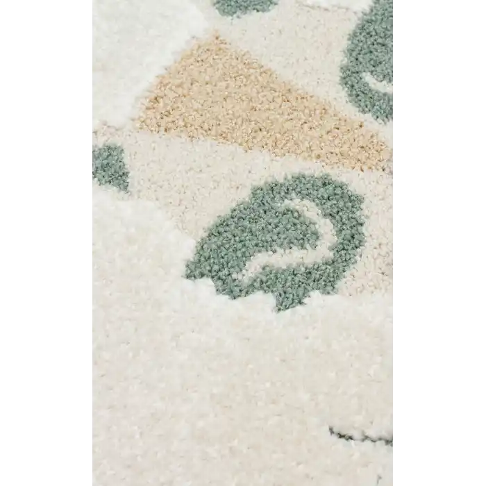 PICCOLO HALI 0008 Pastel Renkli Hav ve Toz Vermeyen Çocuk Halısı