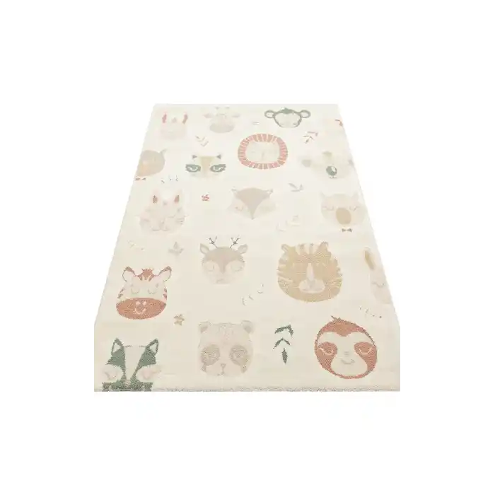 PICCOLO HALI 0008 Pastel Renkli Hav ve Toz Vermeyen Çocuk Halısı