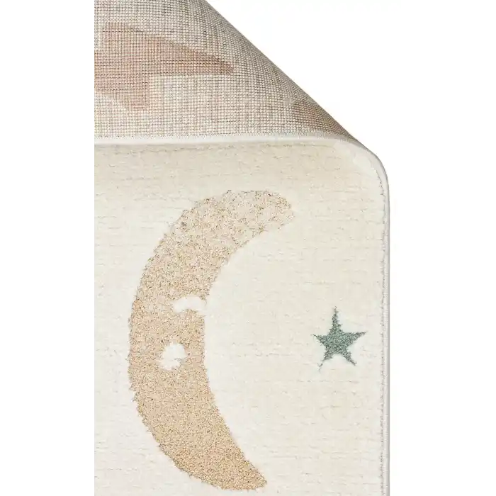 PICCOLO HALI 0012 Pastel Renkli Hav ve Toz Vermeyen Çocuk Halısı