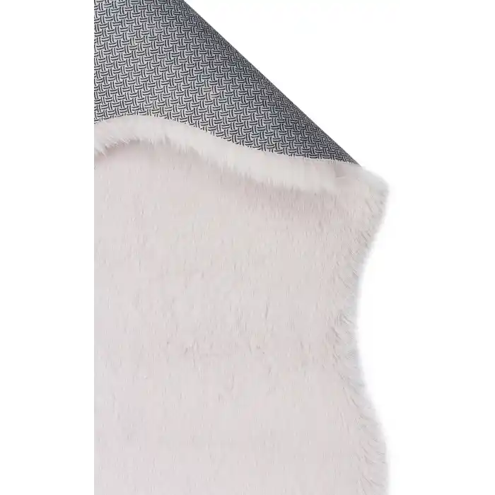 PUFFY POST 0015 Yumuşak Tuşeli Yıkanabilir Kaymaz Tabanlı Suni Kürk