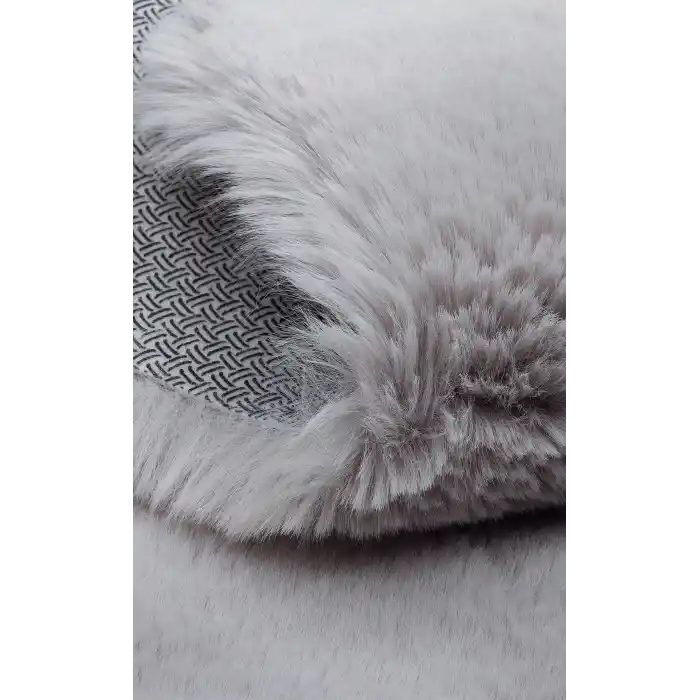 PUFFY POST 0020 Yumuşak Tuşeli Yıkanabilir Kaymaz Tabanlı Suni Kürk