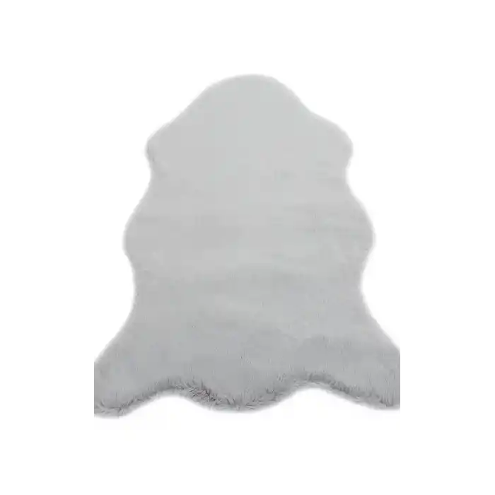 PUFFY POST 0020 Yumuşak Tuşeli Yıkanabilir Kaymaz Tabanlı Suni Kürk