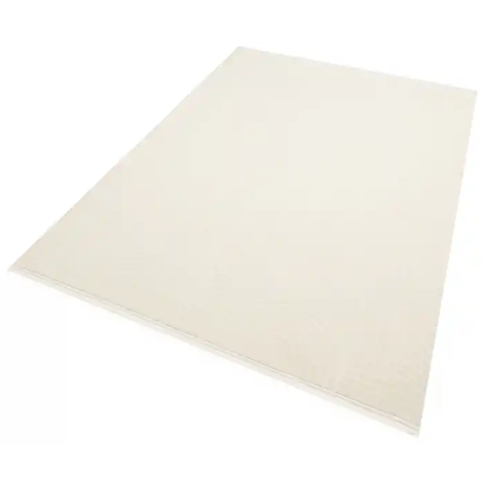 Rabbit 104 Beyaz Makinede Yıkanabilir Yumuşak Dokulu Dekoratif Kaymaz Tabanlı Makine Halısı