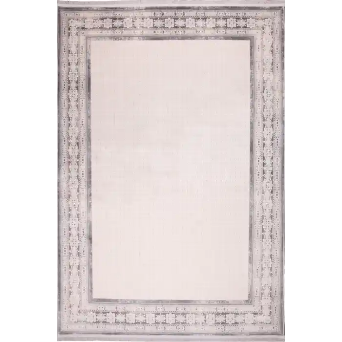 Radiant 28348A Krem Mavi Akrilik Salon Halısı