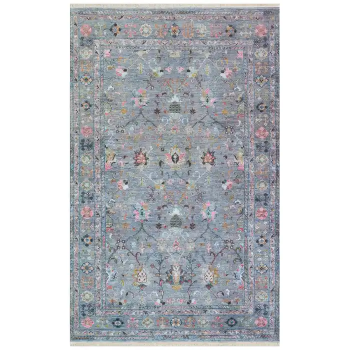 Ruby RB 01 L.Multy Yıkanabilir Kolay Kullanımlı Modern ve Geleneksel Desenlere Sahip Renkli Kilim