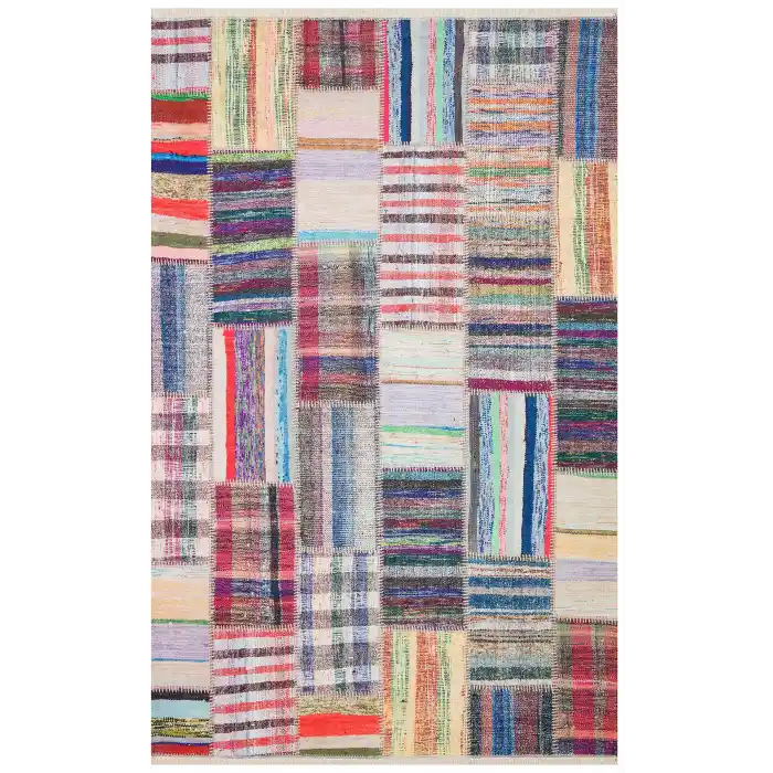 Ruby RB 15 Multy Yıkanabilir Kolay Kullanımlı Modern ve Geleneksel Desenlere Sahip Renkli Kilim