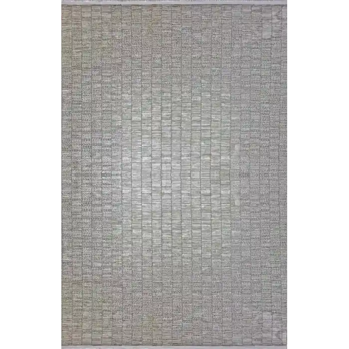 Runner RUN-2 Krem Vizon Modern Dekoratif Makine Halısı