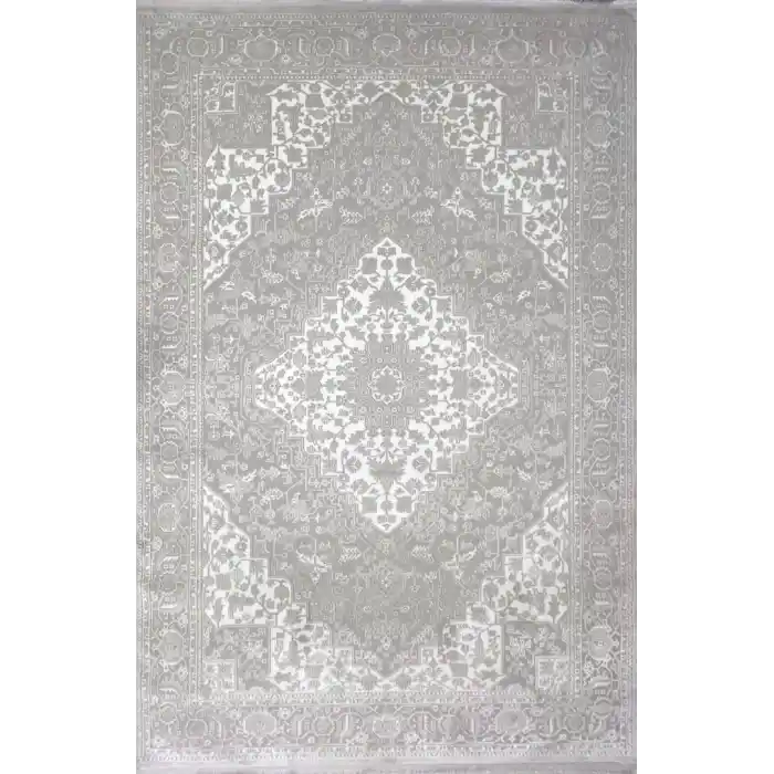 Runner RUN-6 Krem Bej Modern Dekoratif Makine Halısı