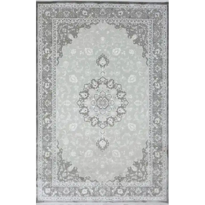 Runner RUN-7 Krem Vizon Modern Dekoratif Makine Halısı