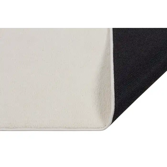 Sade 60 Krem Düz Renk Dekoratif Modern Kaymaz Tabanlı Makine Halısı