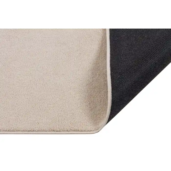 Sade 70 Bej Düz Renk Dekoratif Modern Kaymaz Tabanlı Makine Halısı