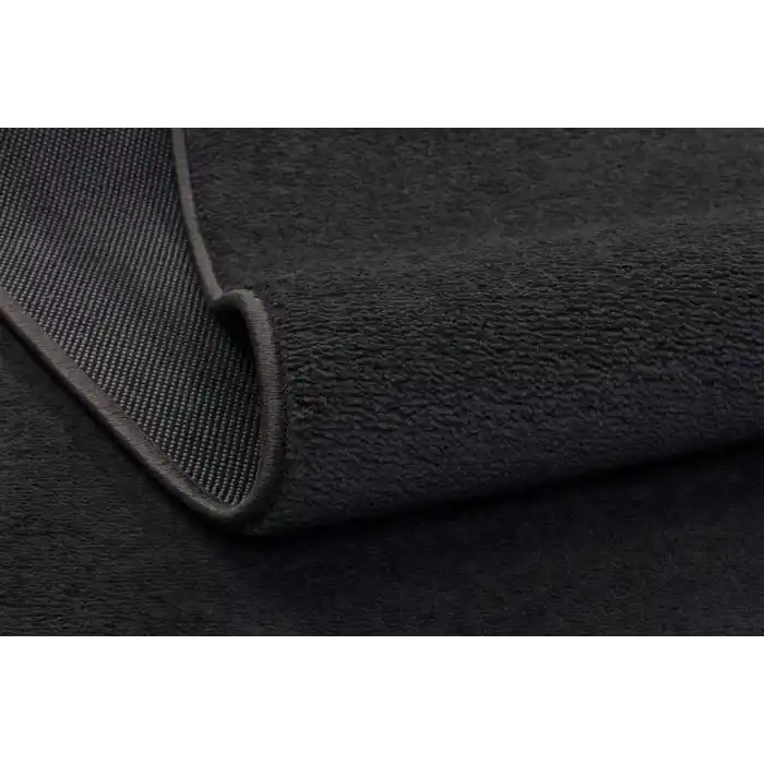 Sade 995 Antrasit Düz Renk Dekoratif Modern Kaymaz Tabanlı Makine Halısı