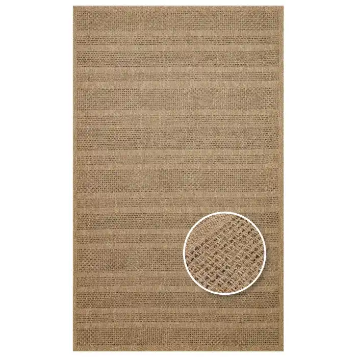 SALDA HALI SLD 01 NATURAL Güneş Işığı ve Suya Dayanıklı Jüt Görünümlü Sisal Halı
