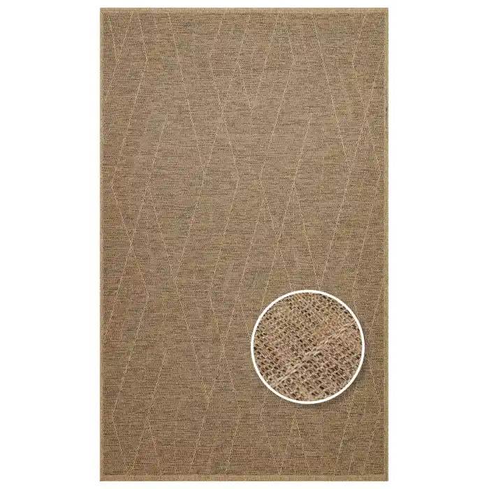 SALDA HALI SLD 03 NATURAL Güneş Işığı ve Suya Dayanıklı Jüt Görünümlü Sisal Halı