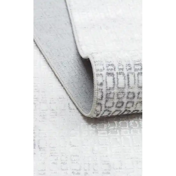 SATEEN HALI 0833 Yıkanabilir Kaymaz Tabanlı Hav Vermez Sık Dokuma Modern Halı