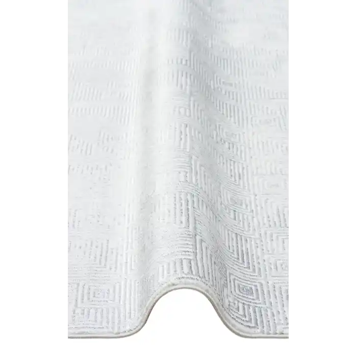 SATEEN HALI 0847 Yıkanabilir Kaymaz Tabanlı Hav Vermez Sık Dokuma Modern Halı