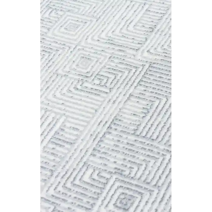 SATEEN HALI 0847 Yıkanabilir Kaymaz Tabanlı Hav Vermez Sık Dokuma Modern Halı