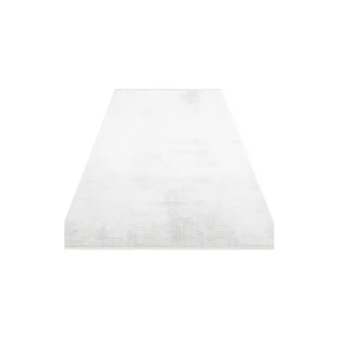 SATEEN HALI 0847 Yıkanabilir Kaymaz Tabanlı Hav Vermez Sık Dokuma Modern Halı