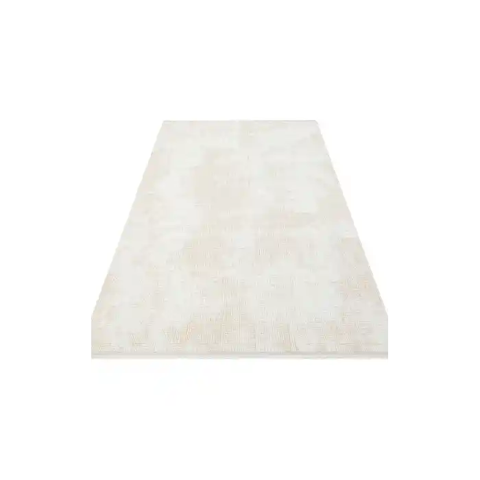 SATEEN HALI 0855 Yıkanabilir Kaymaz Tabanlı Hav Vermez Sık Dokuma Modern Halı