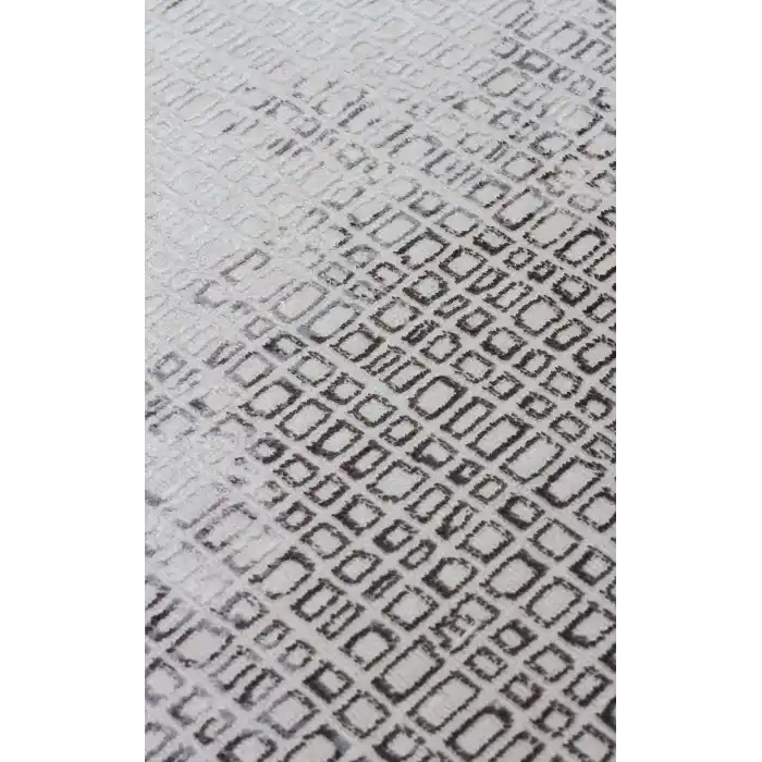 SATEEN HALI 0859 Yıkanabilir Kaymaz Tabanlı Hav Vermez Sık Dokuma Modern Halı