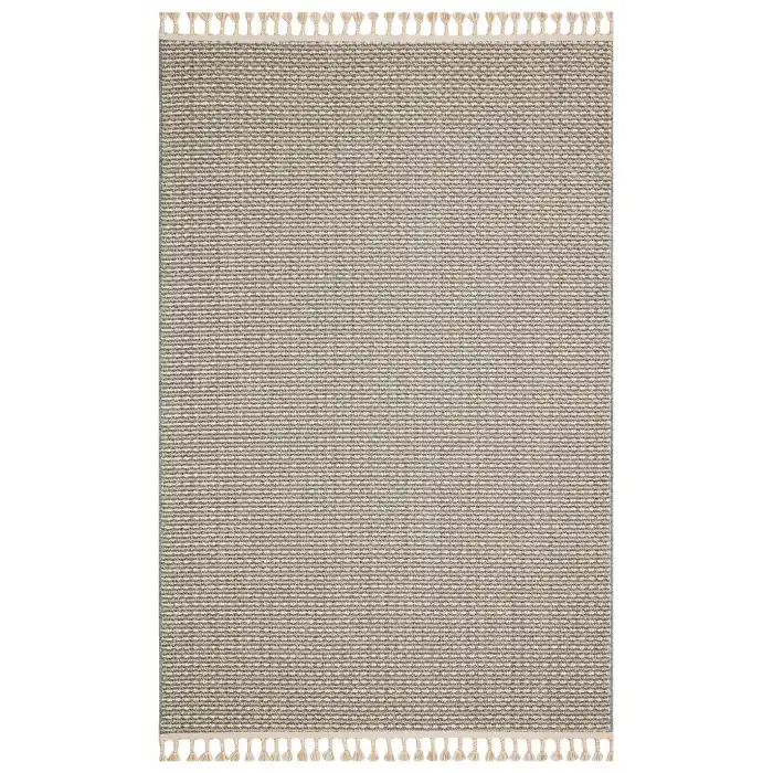 Soho Sh 16 Beige Grey Hav Vermeyen Özel Ipler Ile Üretilen Etnik Örgü Desenlere Sahip Makine Halısı