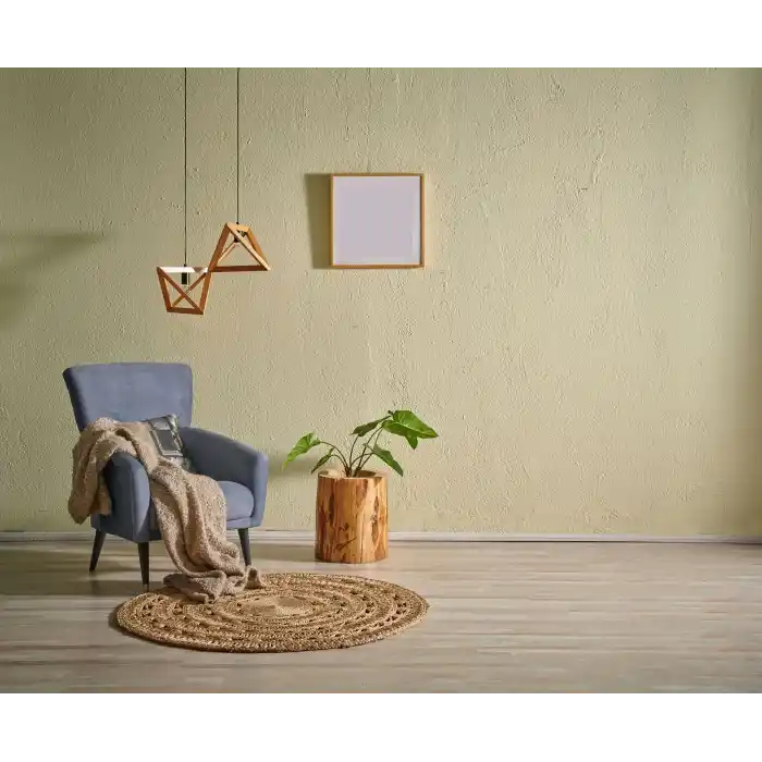 Solo Jüt 106 Dhurrie XW Yuvarlak El Dokuma Flatweave Naturel Jüt Hasır Halı