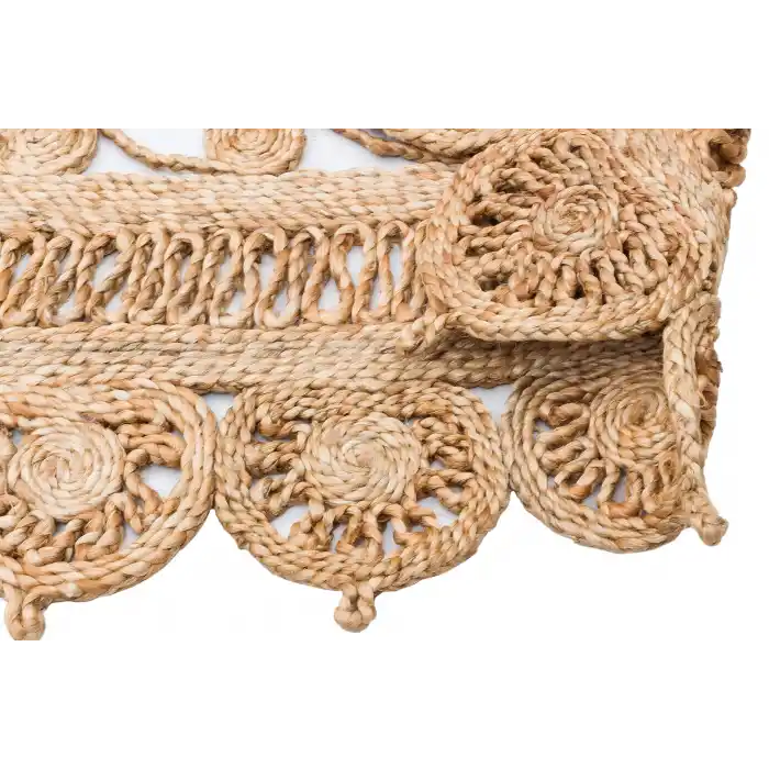 Solo Jüt 109 Natural XW Oval El Dokuma Flatweave Naturel Jüt Hasır Halı