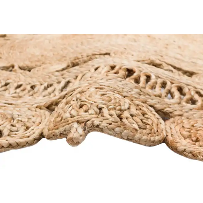 Solo Jüt 109 Natural XW Oval El Dokuma Flatweave Naturel Jüt Hasır Halı