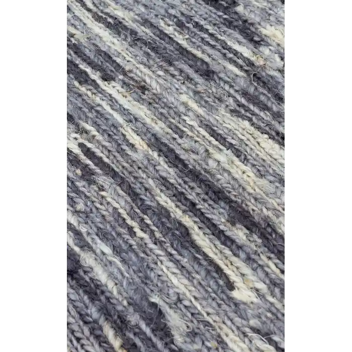 Soumak  Smk Plaın Marine Multy  Örgülü Naturel Kendir Halı