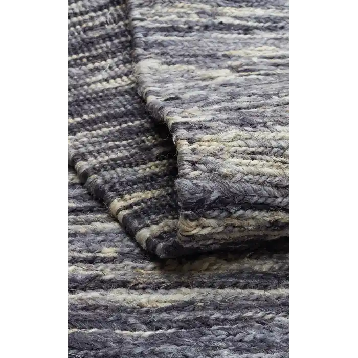 Soumak  Smk Plaın Marine Multy  Örgülü Naturel Kendir Halı