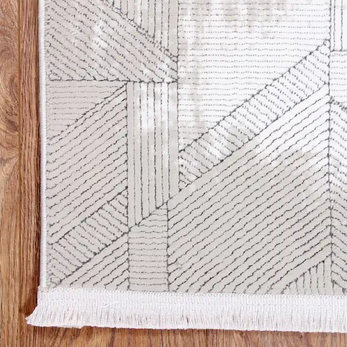 Stone ST-4 Krem Bej Modern Desen Dekoratif Halı