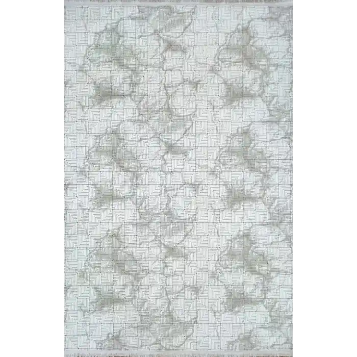 Stone ST-6 Krem Bej Modern Desen Dekoratif Halı