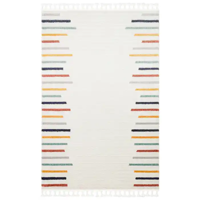 Terazzo 06 Multy Hav Toz Vermez Yumuşak Dokulu Etnik Örgü Desenlere Sahip Modern İskindinav Halı