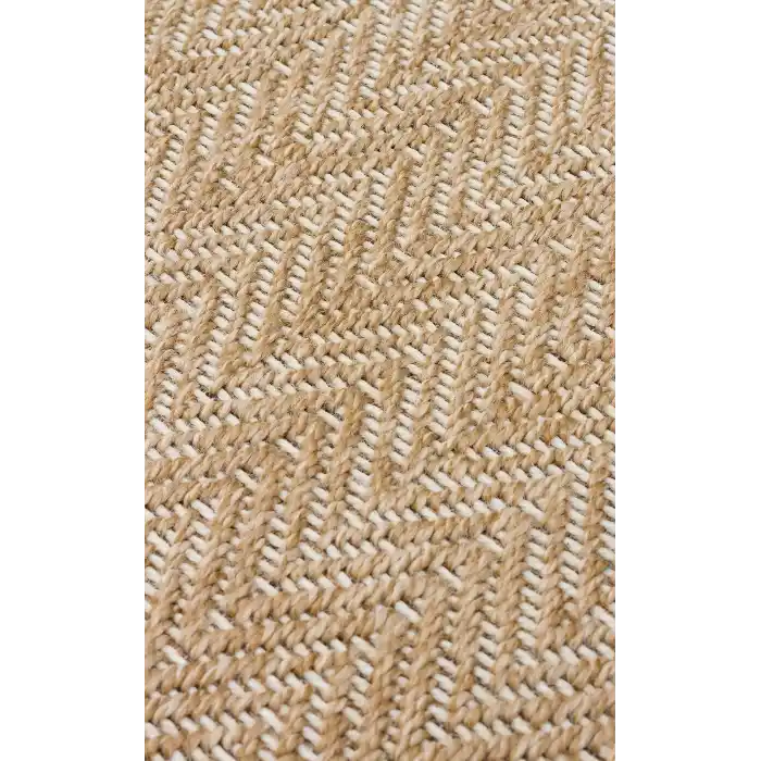 VENTURA HALI 0082 İç ve Dış Mekan Kullanımına Uygun Hav Vermeyen Kolay Temizlenebilir Sisal Görünümlü Halı