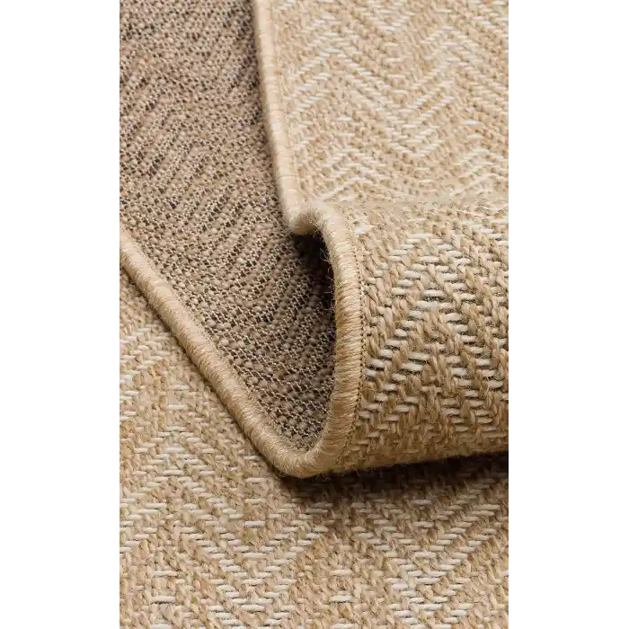 VENTURA HALI 0082 İç ve Dış Mekan Kullanımına Uygun Hav Vermeyen Kolay Temizlenebilir Sisal Görünümlü Halı