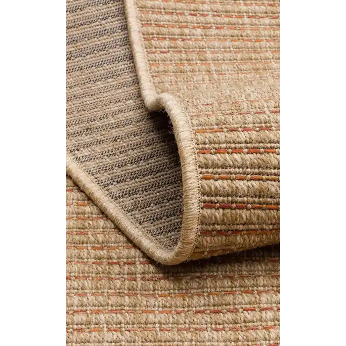 VENTURA HALI 0100 İç ve Dış Mekan Kullanımına Uygun Hav Vermeyen Kolay Temizlenebilir Sisal Görünümlü Halı