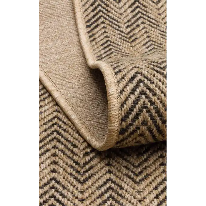 VENTURA HALI 0106 İç ve Dış Mekan Kullanımına Uygun Hav Vermeyen Kolay Temizlenebilir Sisal Görünümlü Halı