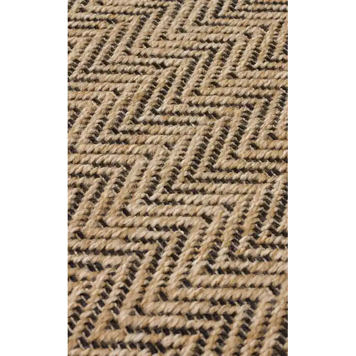 VENTURA HALI 0106 İç ve Dış Mekan Kullanımına Uygun Hav Vermeyen Kolay Temizlenebilir Sisal Görünümlü Halı