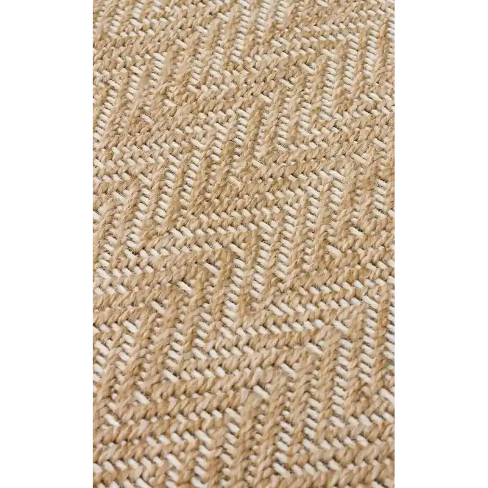 VENTURA HALI 0111 İç ve Dış Mekan Kullanımına Uygun Hav Vermeyen Kolay Temizlenebilir Sisal Görünümlü Halı