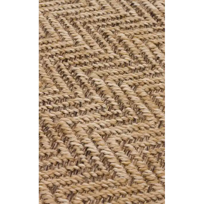 VENTURA HALI 0138 İç ve Dış Mekan Kullanımına Uygun Hav Vermeyen Kolay Temizlenebilir Sisal Görünümlü Halı