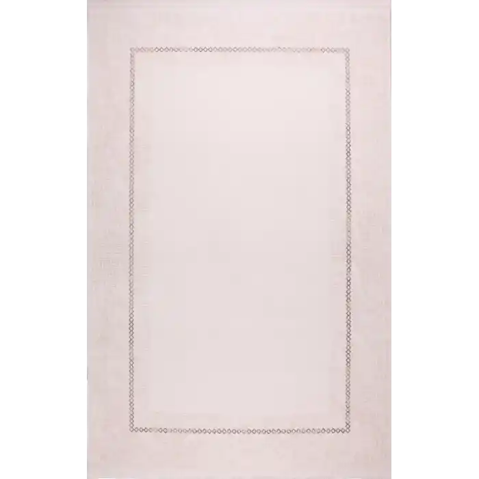 Zagreb 4305A Antrasit Akrilik Dekoratif Salon Makine Halısı