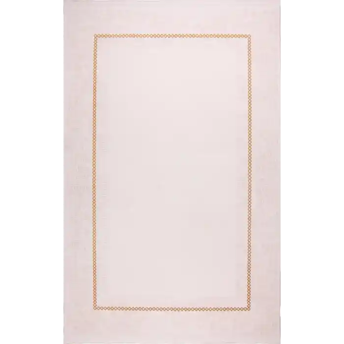 Zagreb 4305A Gold Akrilik Dekoratif Salon Makine Halısı