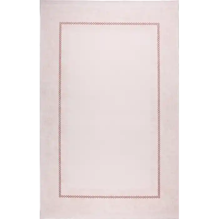 Zagreb 4305A  Pudra Akrilik Dekoratif Salon Makine Halısı