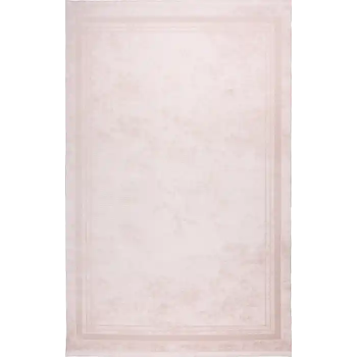 Zagreb 4306B Bej Akrilik Dekoratif Salon Makine Halısı