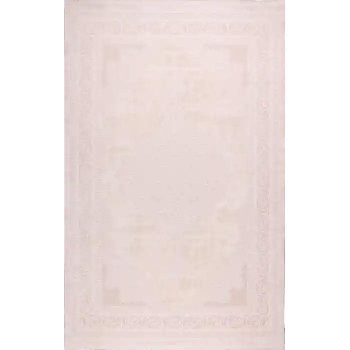 Zagreb 4312A Bej Akrilik Dekoratif Salon Makine Halısı